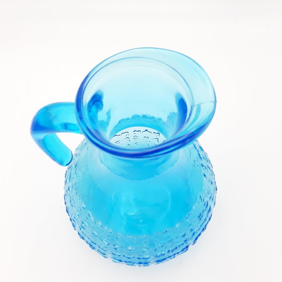 Blue decanter