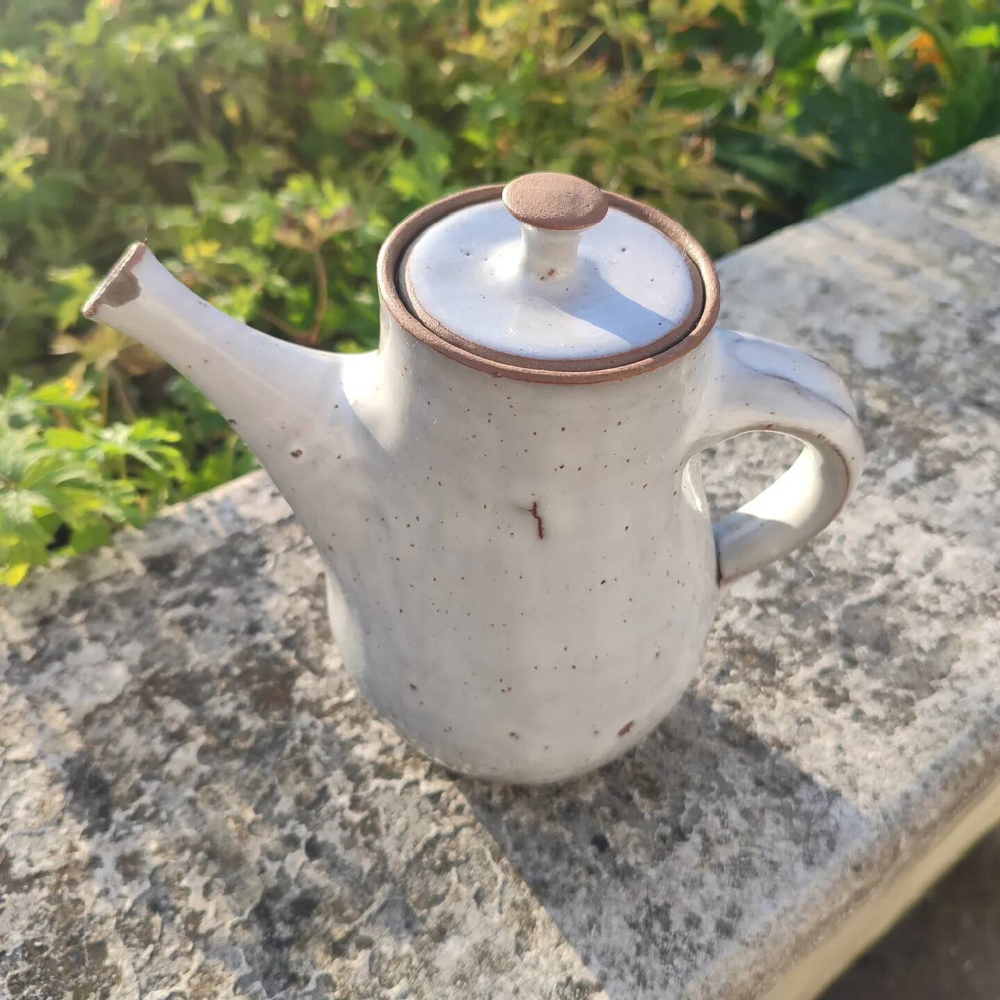 Roger Jacques teapot in Puisaye St Amand stoneware
