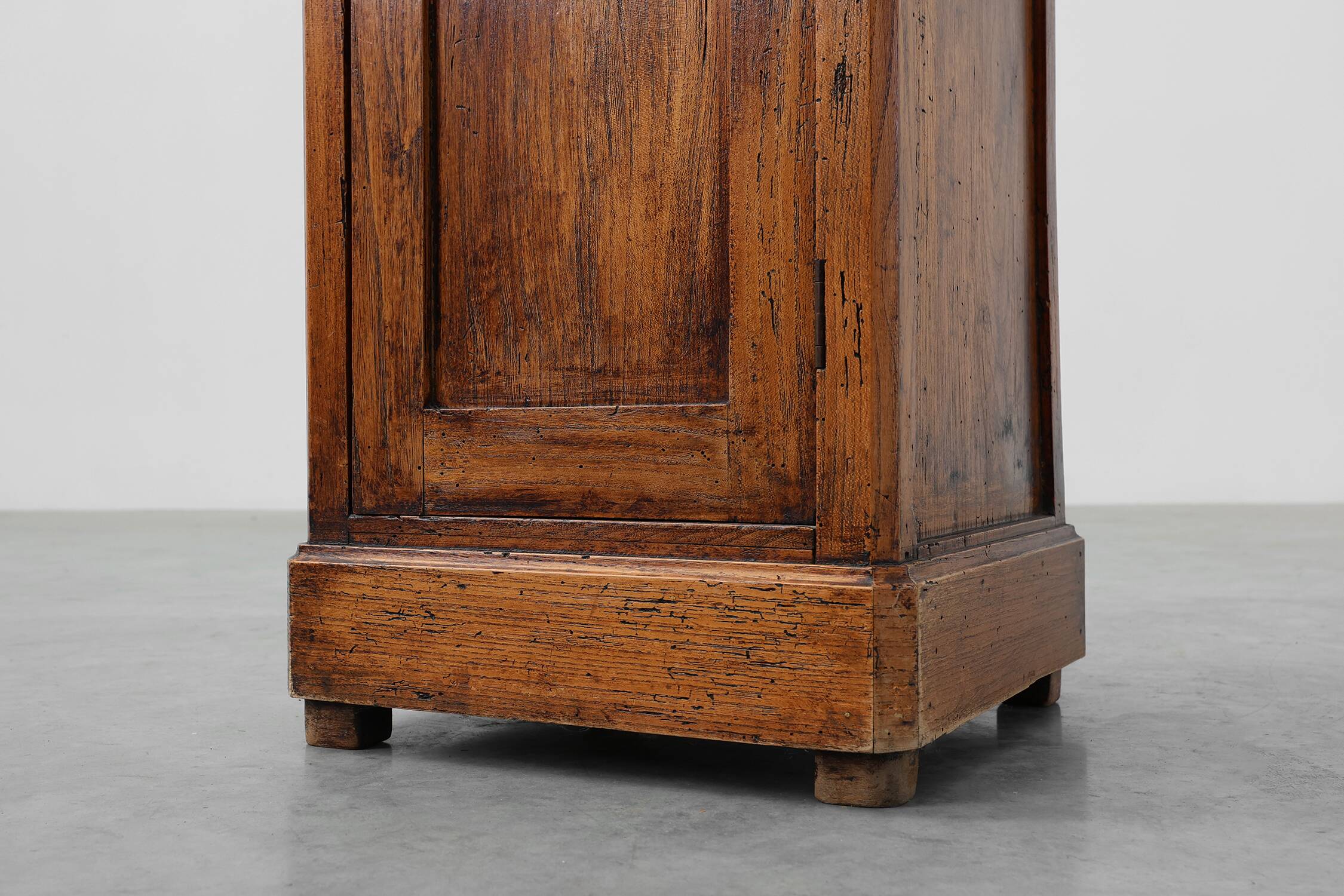 Art Deco walnut bedside cabinet, Belgium, 1920s
