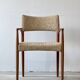 Teak and wool chair, Denmark, 1960s/1970s, vintage, mid-20th century