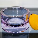 XL Sommerso pink ashtray by Seguso, Murano glass, Italy, 1970