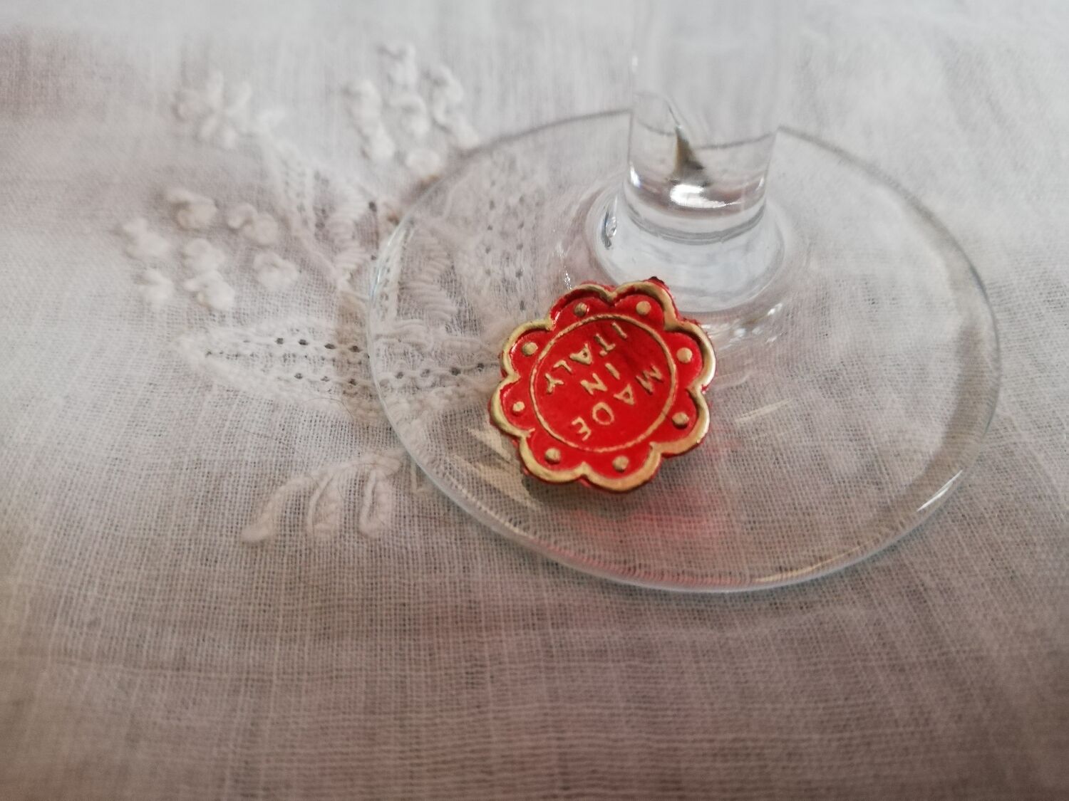 Set Italian vintage alcohol glasses