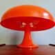 Lampe Nesso, fibre de verre orange, Giancarlo Mattioli, Artemide,1960
