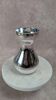 Vintage silvered glass vase