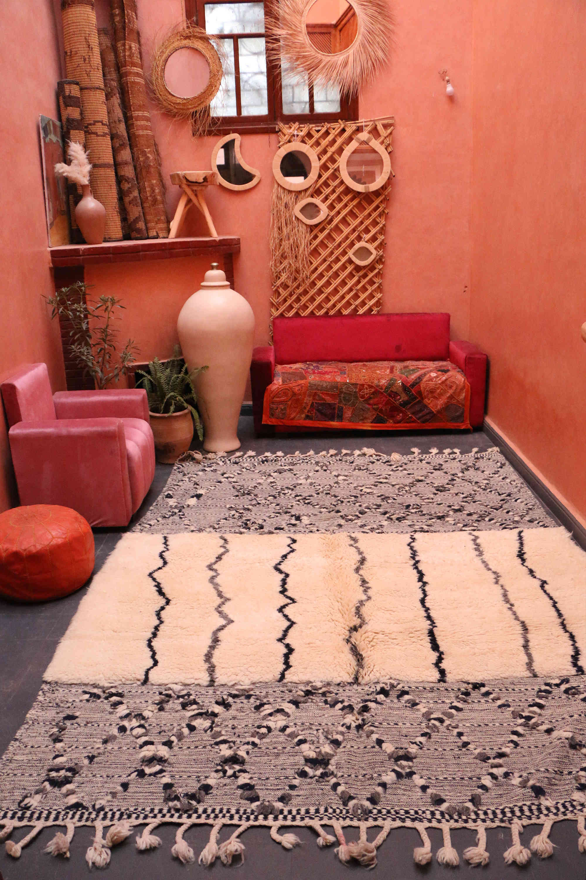 Moroccan carpet Beni M'rirt 229 x 317 cm