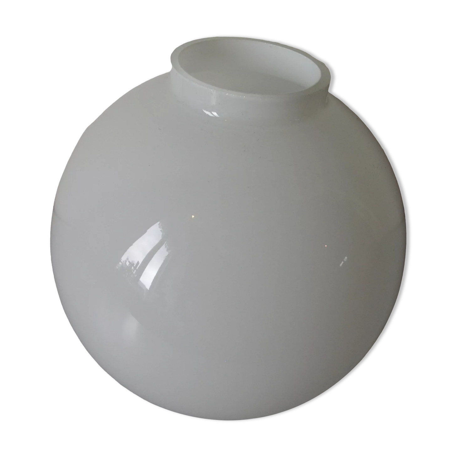 Old globe lampshade ball opaline glass 13 cm lamp luminaire