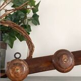 Patère en bois brut