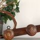 Patère en bois brut