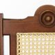 Antique Belgian Dining Chair, Restored Cane Chair, Beech Wood, c. 1930s