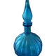 Vintage Empoli Glass Decanter with Stopper, Italy, 1960s