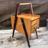 Travailleuse boîte à couture années 50