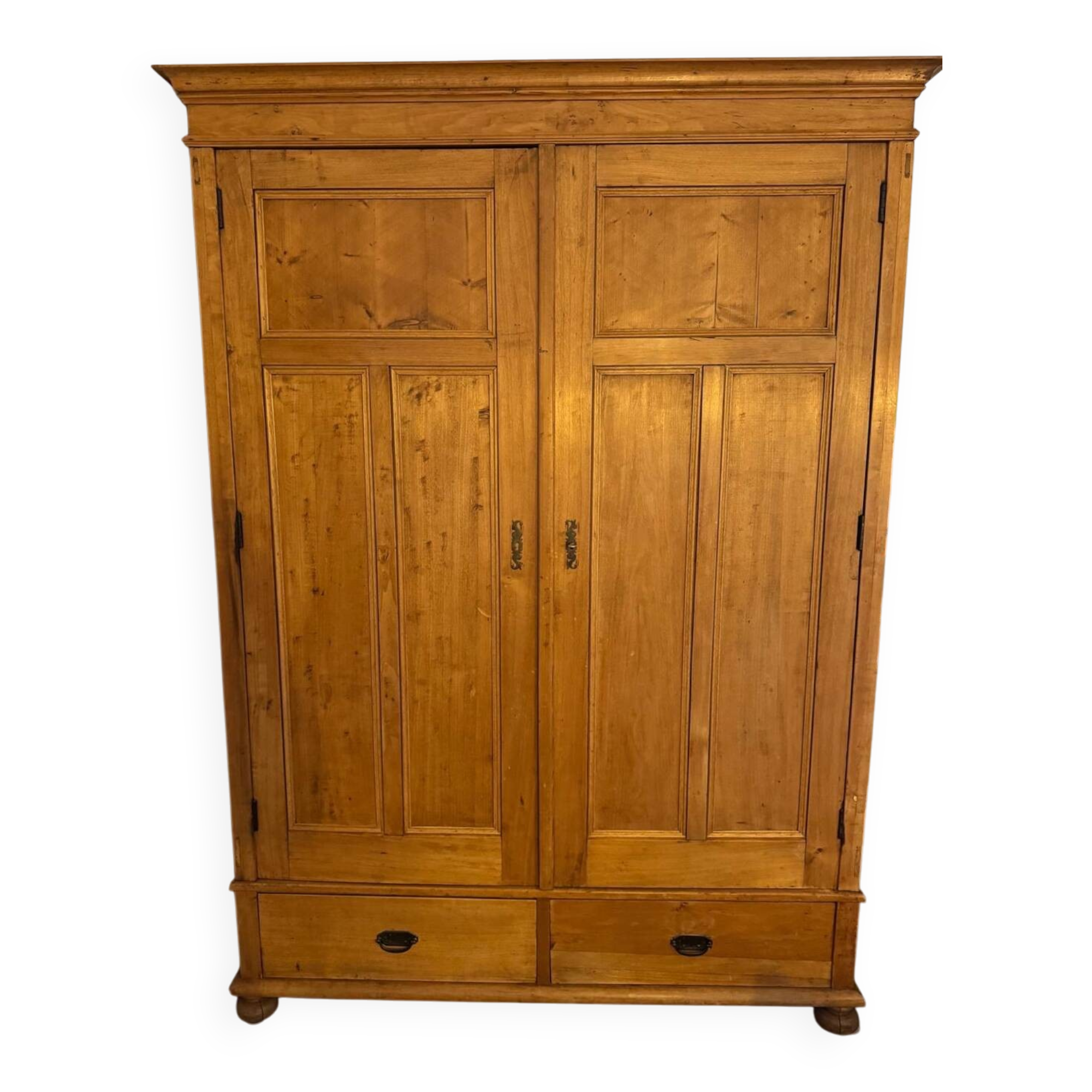 Magnificent solid oak wardrobe