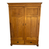 Magnificent solid oak wardrobe