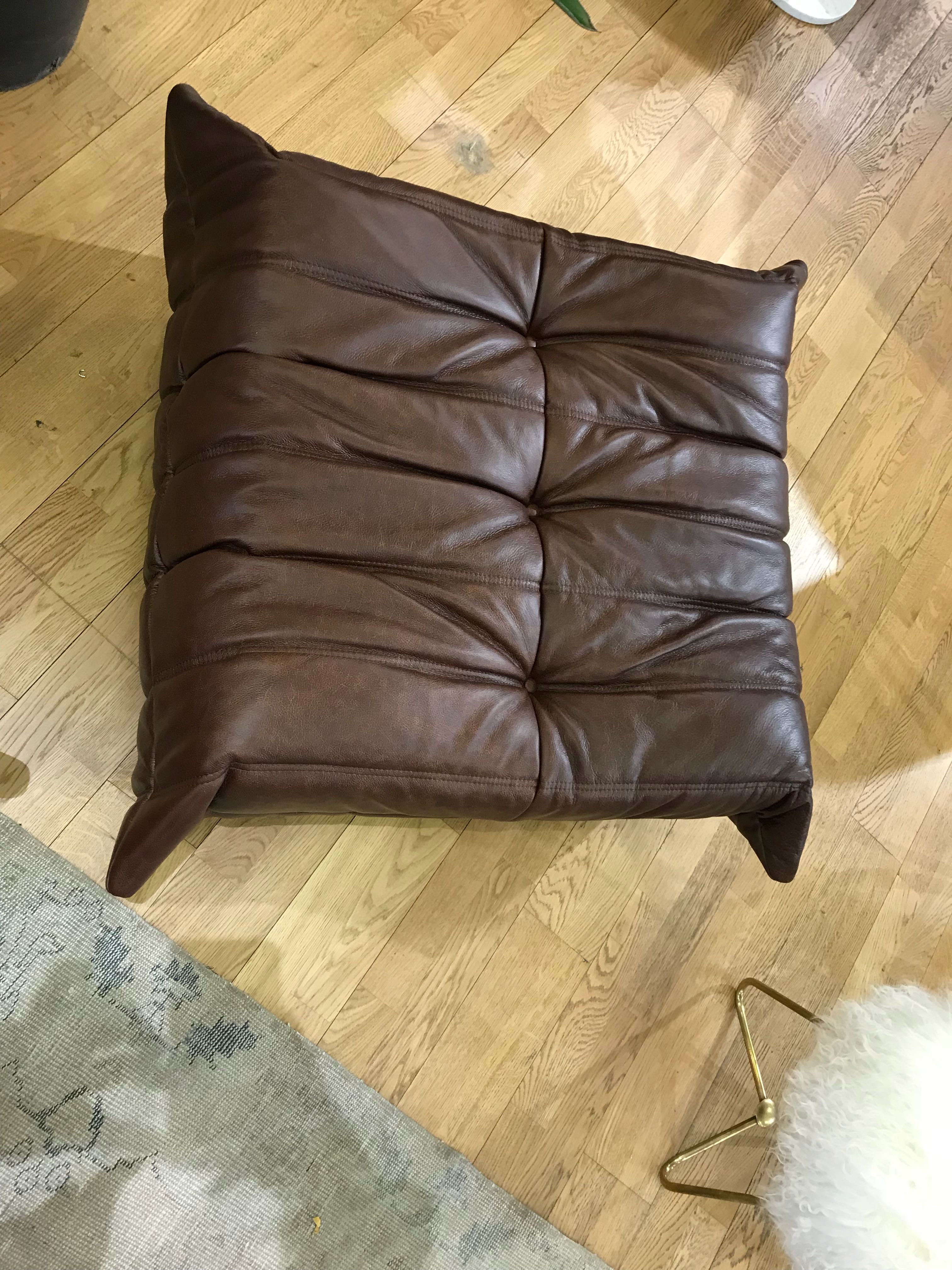 Pouf ottoman Togo designed by Michel Ducaroy 1973