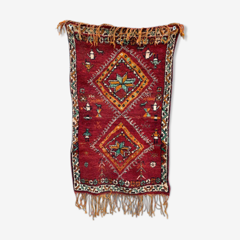 Tapis marocain berbère en laine 130x76cm