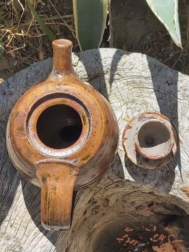 Teapot pyrity sandstone Gustave Tiffoche