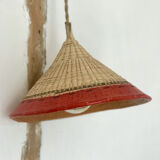 Straw hat suspension