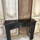 Black marble fireplace from around 1900