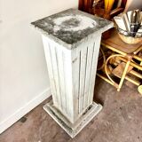 Gray concrete column