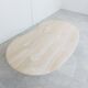 Table basse en travertin vintage, années 1970