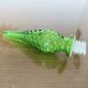 Bottle, carafe Italy, Empoli, in bubbled glass 1960