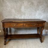 Walnut draper table