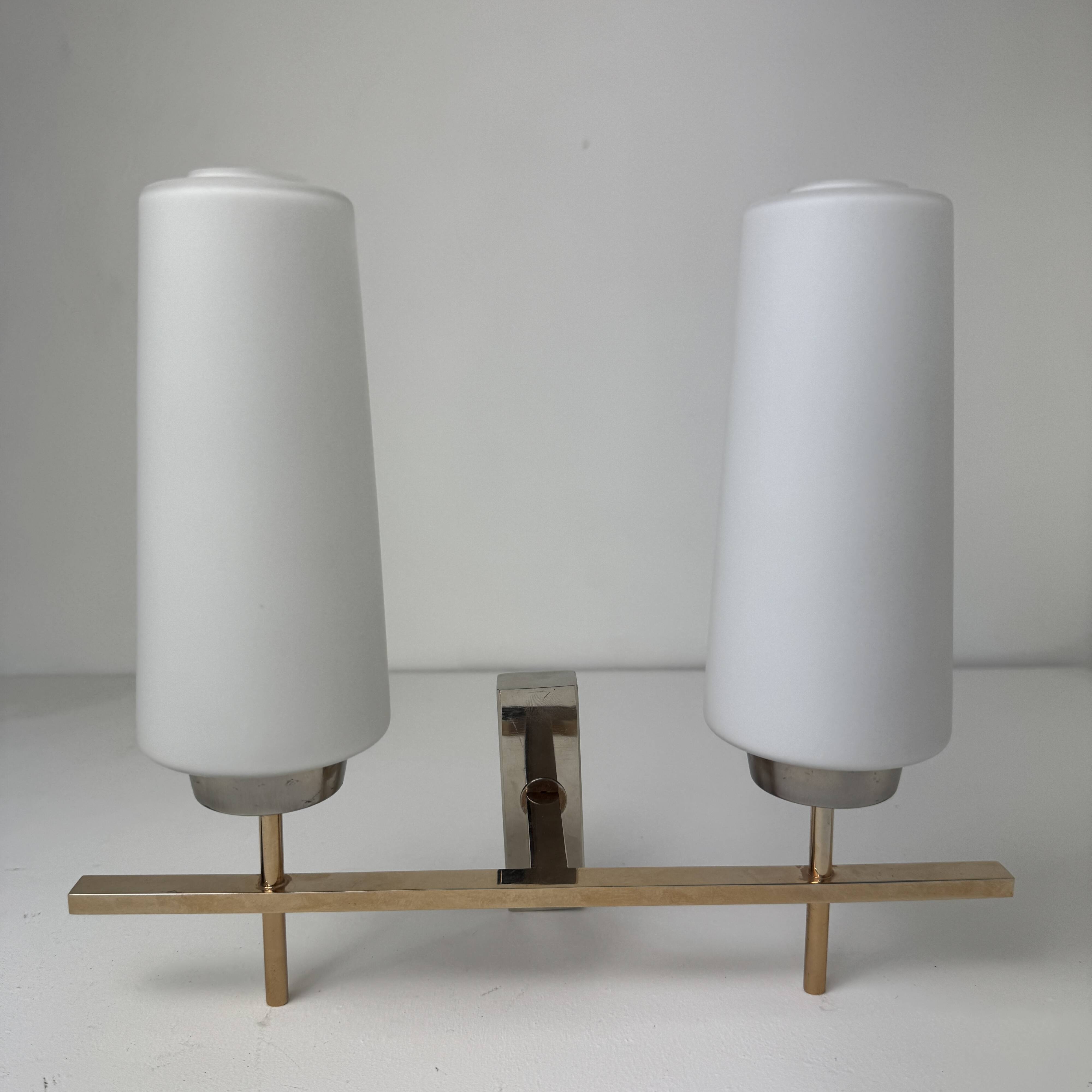Ancienne applique double « maison arlus » 1950 vintage