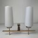 Ancienne applique double « maison arlus » 1950 vintage