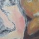 Portrait of a woman in oil Catalan Noucentism 1910/1920