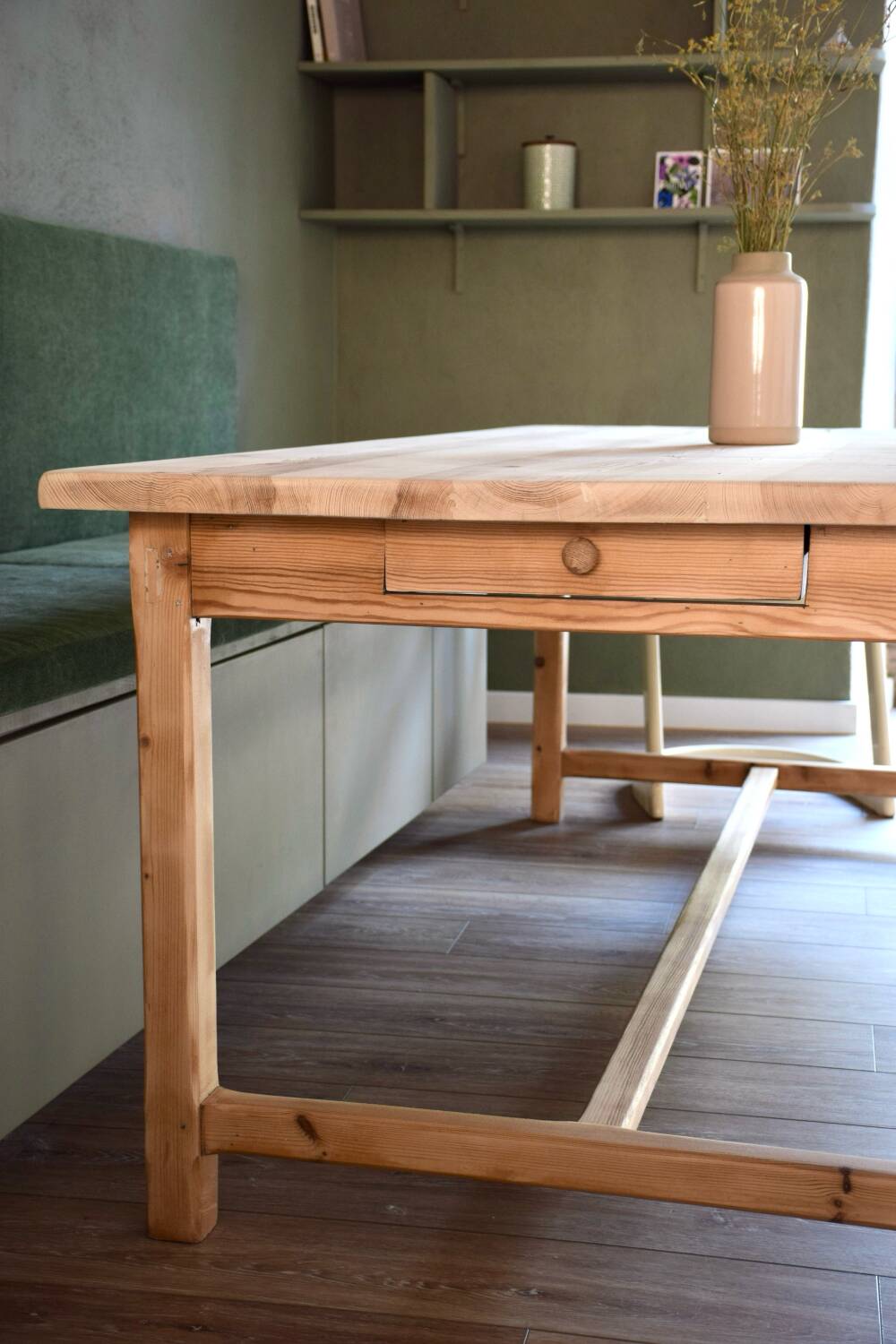 Oak farmhouse table