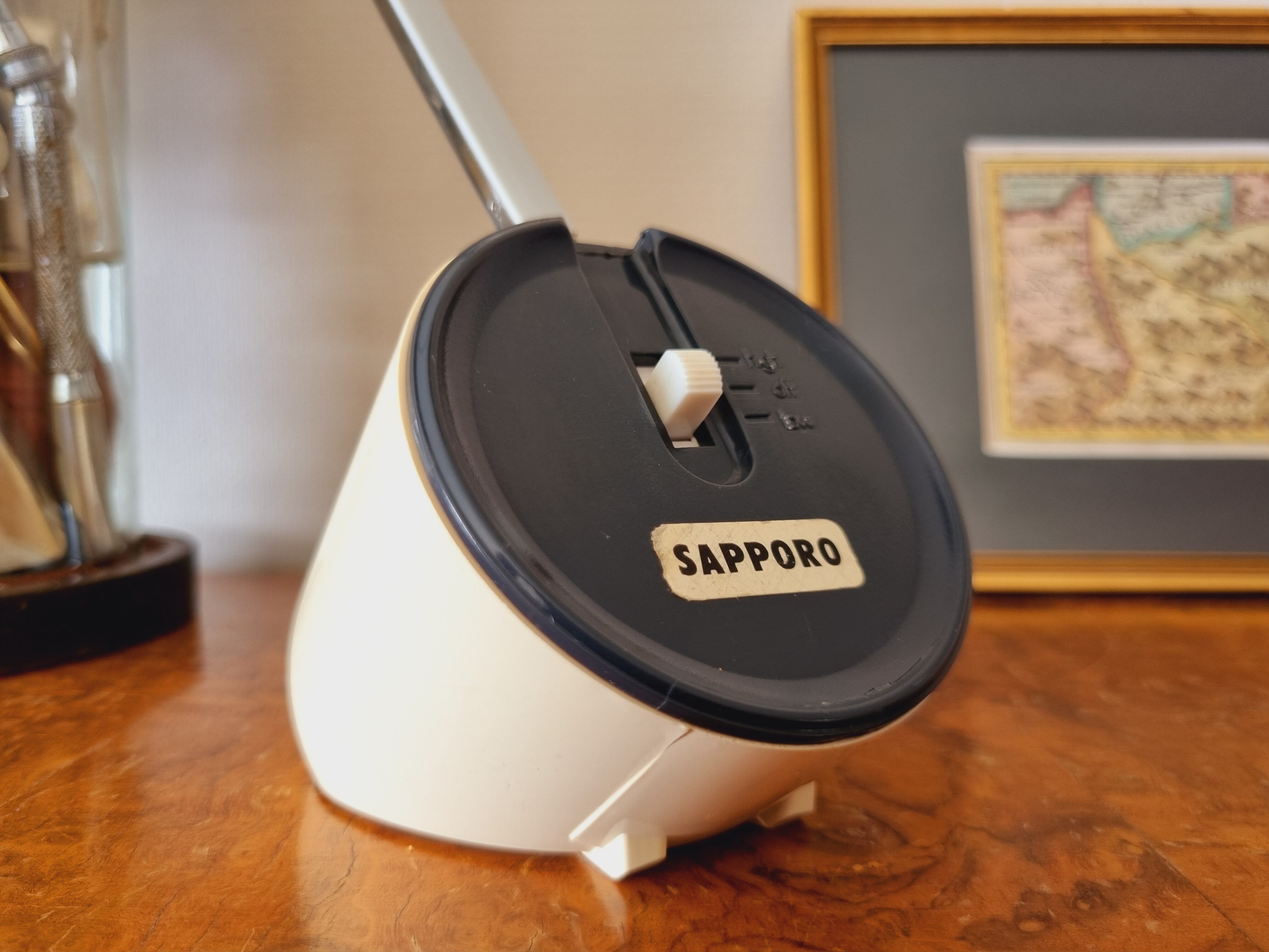 Japanese desk lamp, Space Age design, Kreo-Lite. 1970