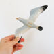 Seagull, wall decoration, vintage ceramic