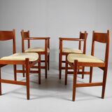 Hans Wegner dining chairs x4. Carl Hansen, Denmark. 1962
