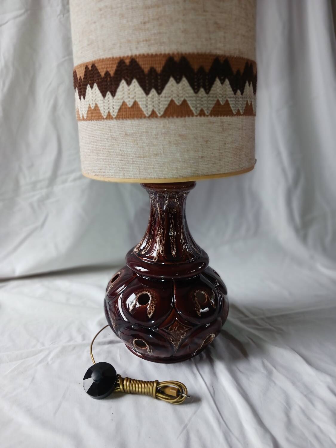 New 70s ceramic floor lamp