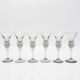 Carafe et verres à liqueur en verre fumé gris de Holmegaard Danemark, années 1950, lot de 7