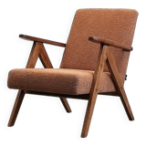 Mid Century Easy Chair Model B - 310 Var in Mocha Foam Loop