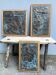 Vintage triptych in repoussé copper Judaïsa - signed