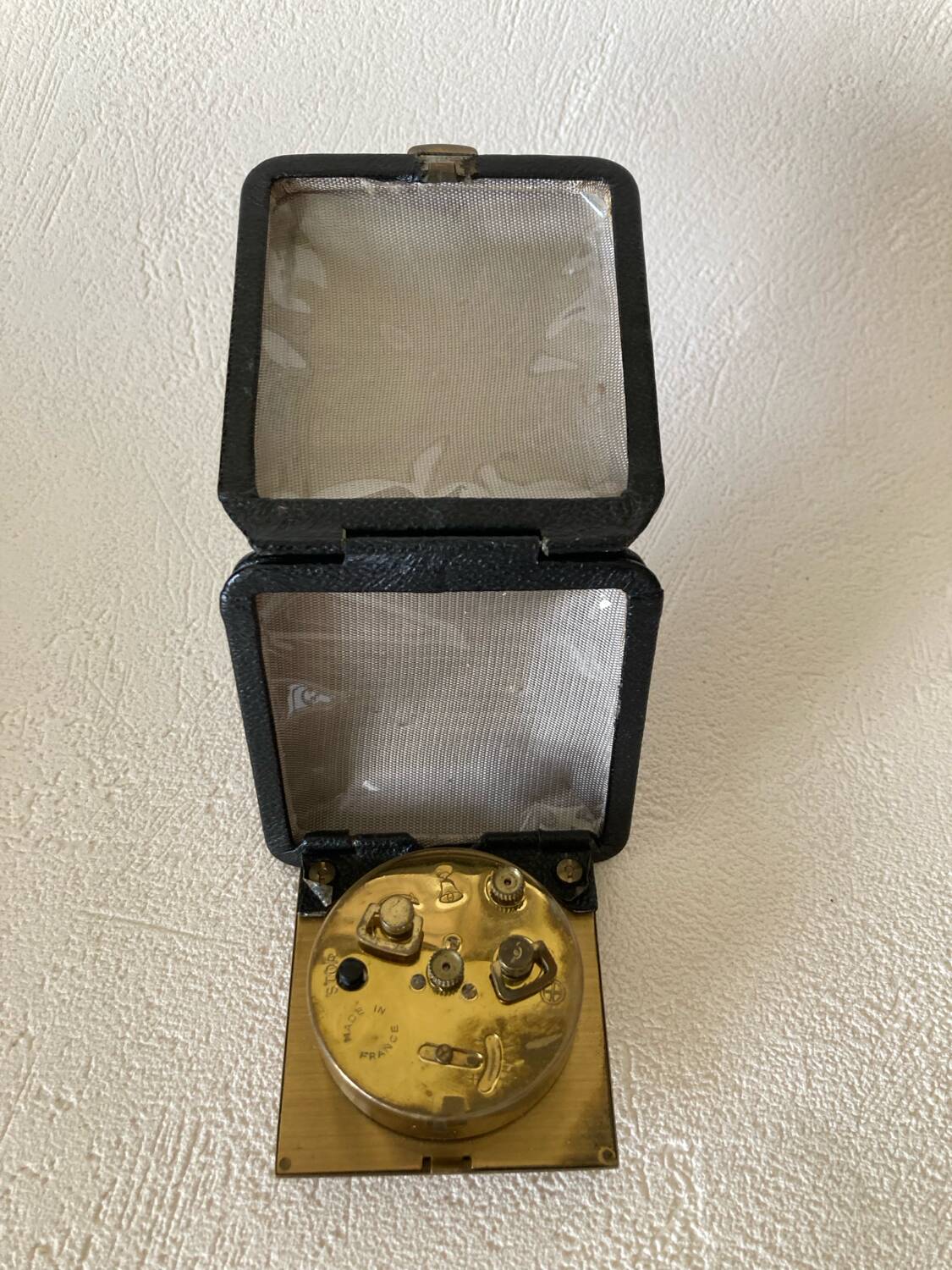 Solo 4 Jewels Black Travel Alarm Clock