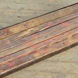 Riveted iron park bench 1920s
