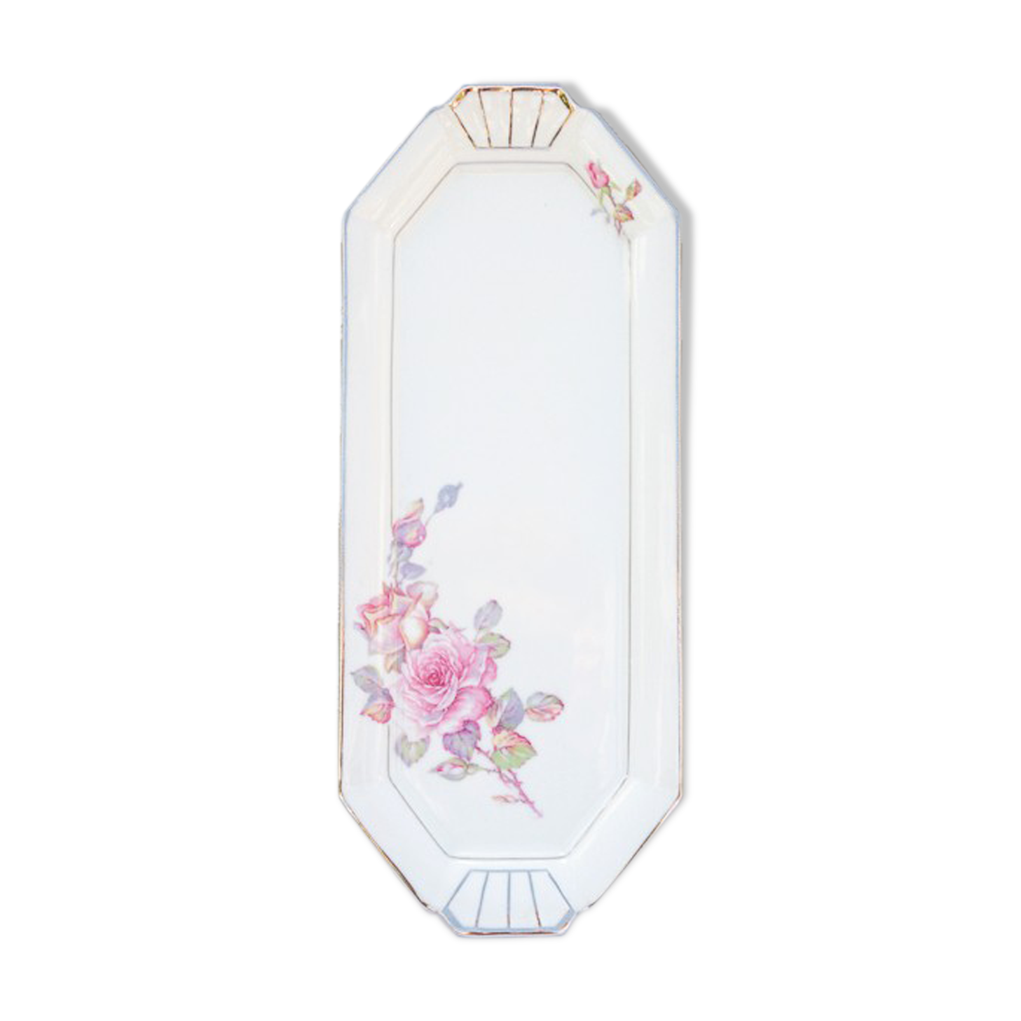 Porcelain dish 20s flowers