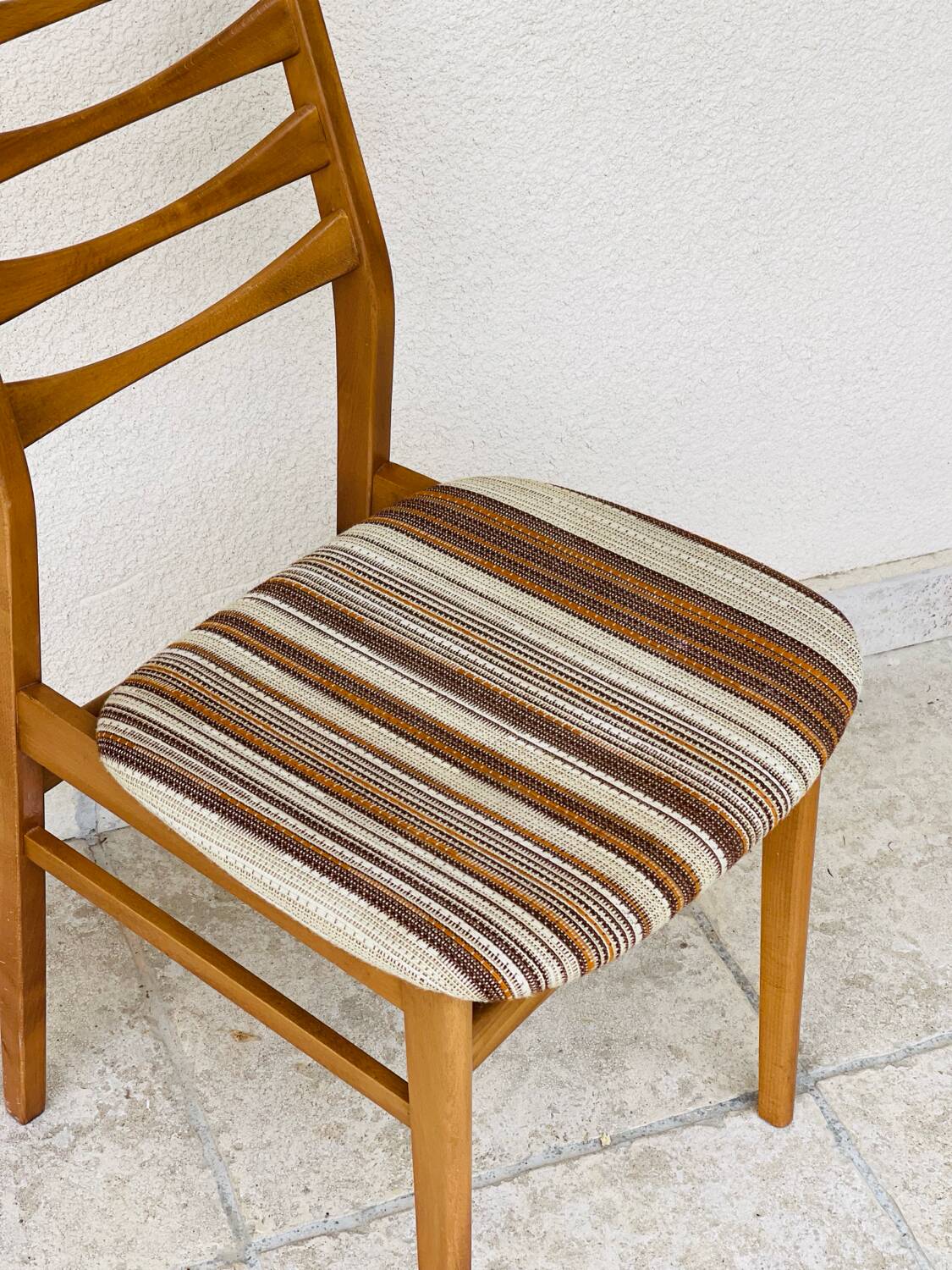 3 Scandinavian teak chairs