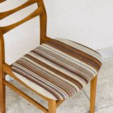 3 Scandinavian teak chairs