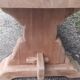 Monastery table solid oak raw wood