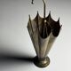 Vintage copper umbrella stand