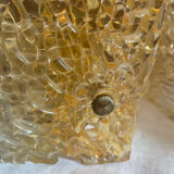 Worked glass wall lamp