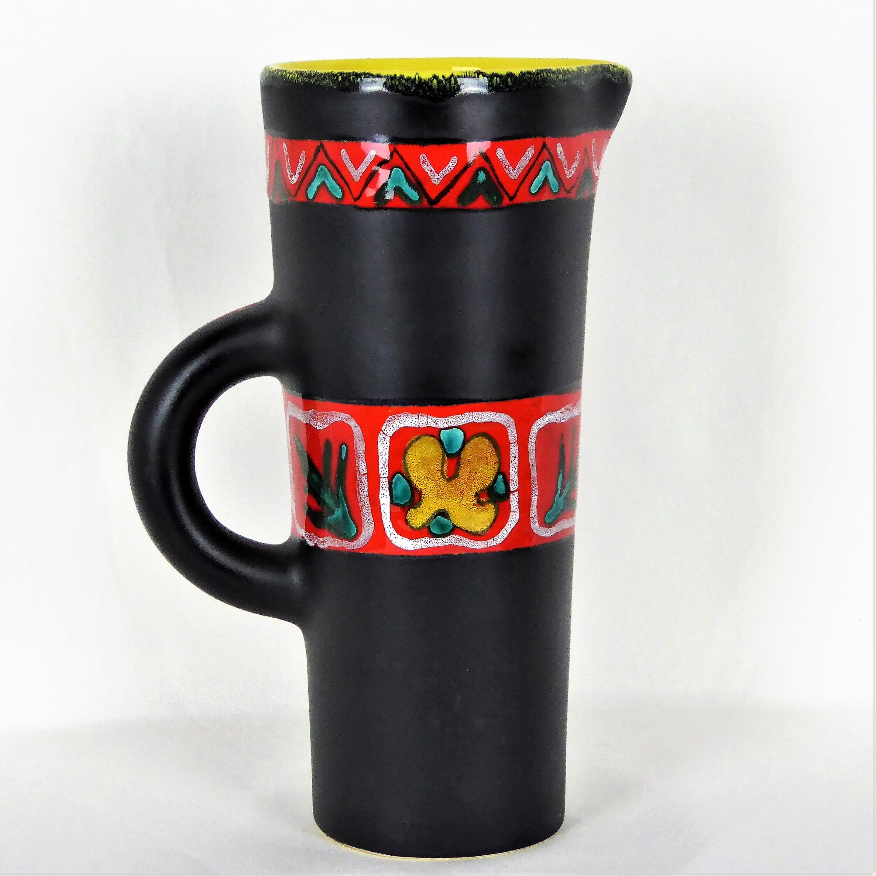 Ceramic pitcher vase Fourmentin Vallauris 1950