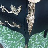 Black chest of drawers