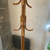 Porte manteau perroquet rotin