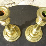 Paire de bougeoirs