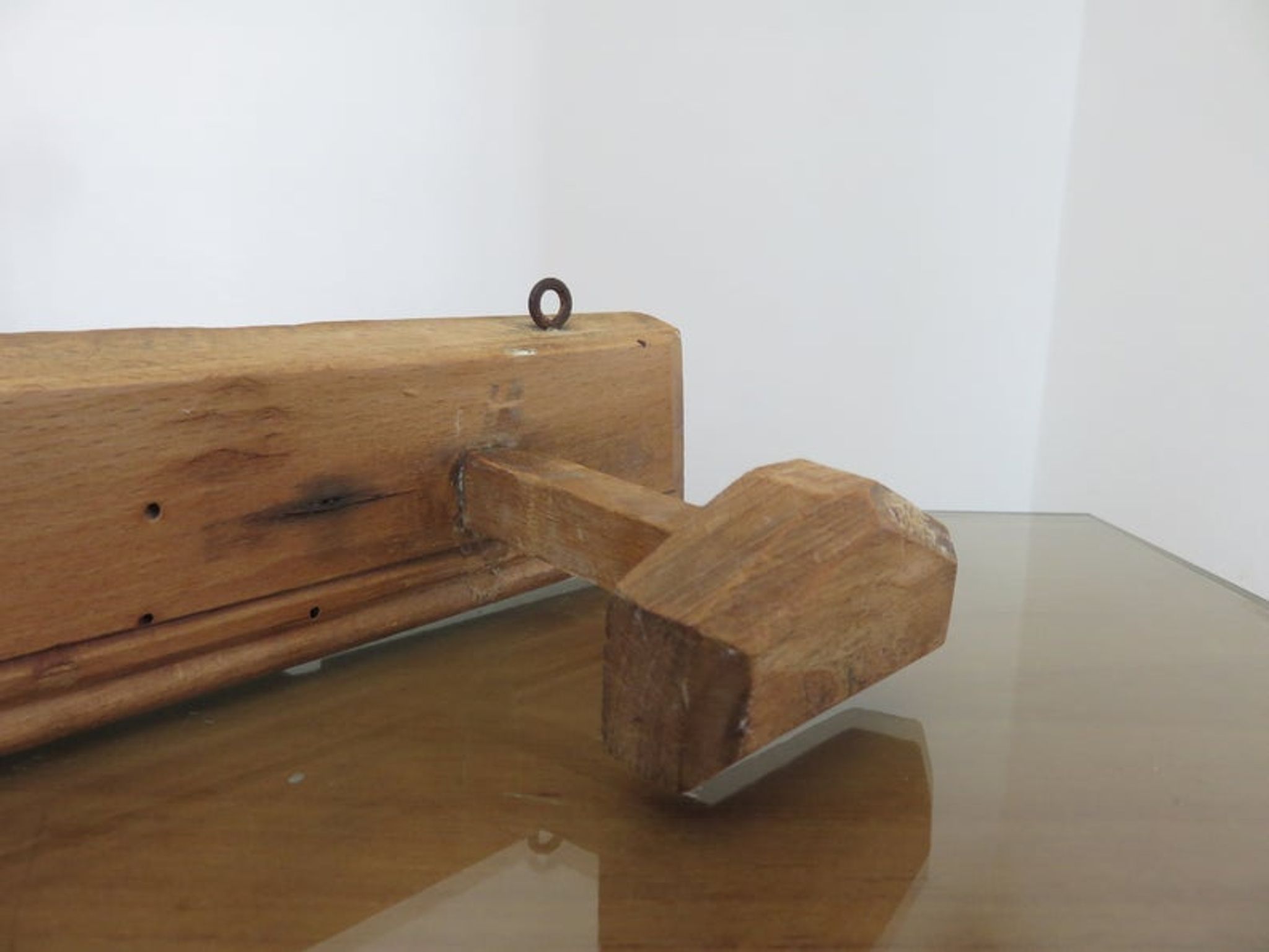 Porte manteau wabi sabi 4 patères années 40 50